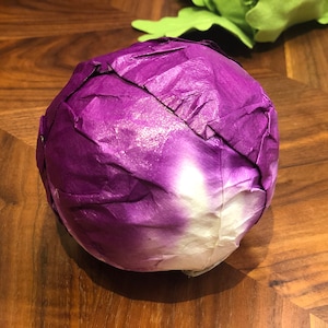 Artificial Cabbage Plastic Fake Vegetables Food Green Home Decor Fake Fruit Purple Violet