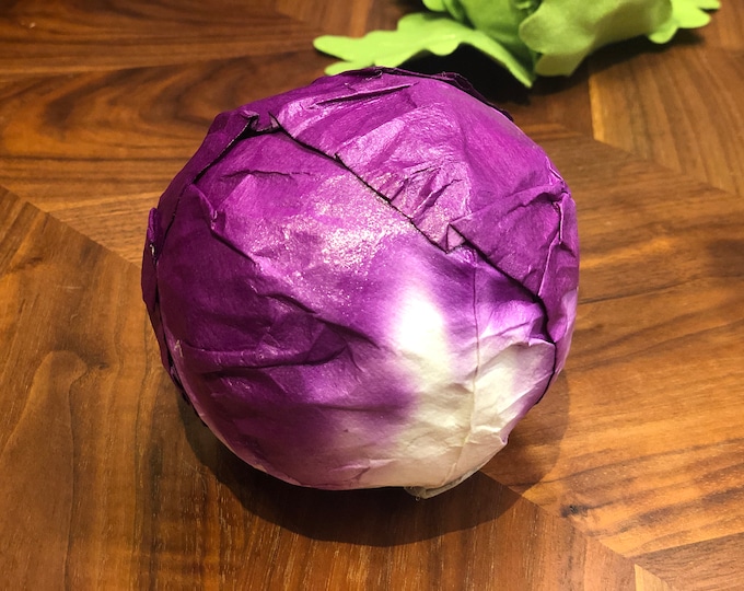 Artificial Cabbage Plastic Fake Vegetables Food Green Home Decor Fake ...