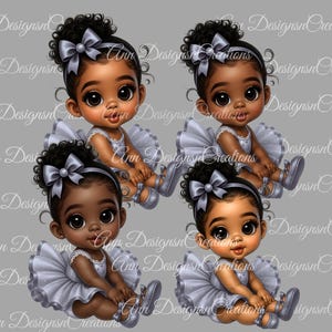 Silver Ballerina Brielle – 4 Skin Tone Bundle