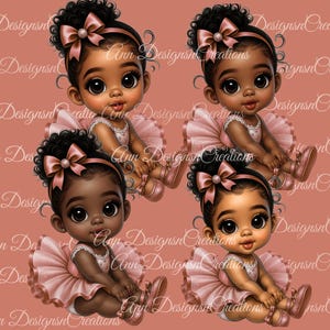 Peach Ballerina Brielle – 4 Skin Tone Bundle
