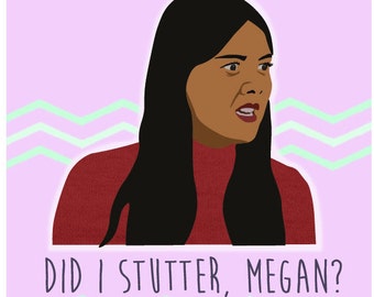 I Think You Should Leave, Digital Illustration, Art Print, Funny Art, Did I Stutter, Christmas