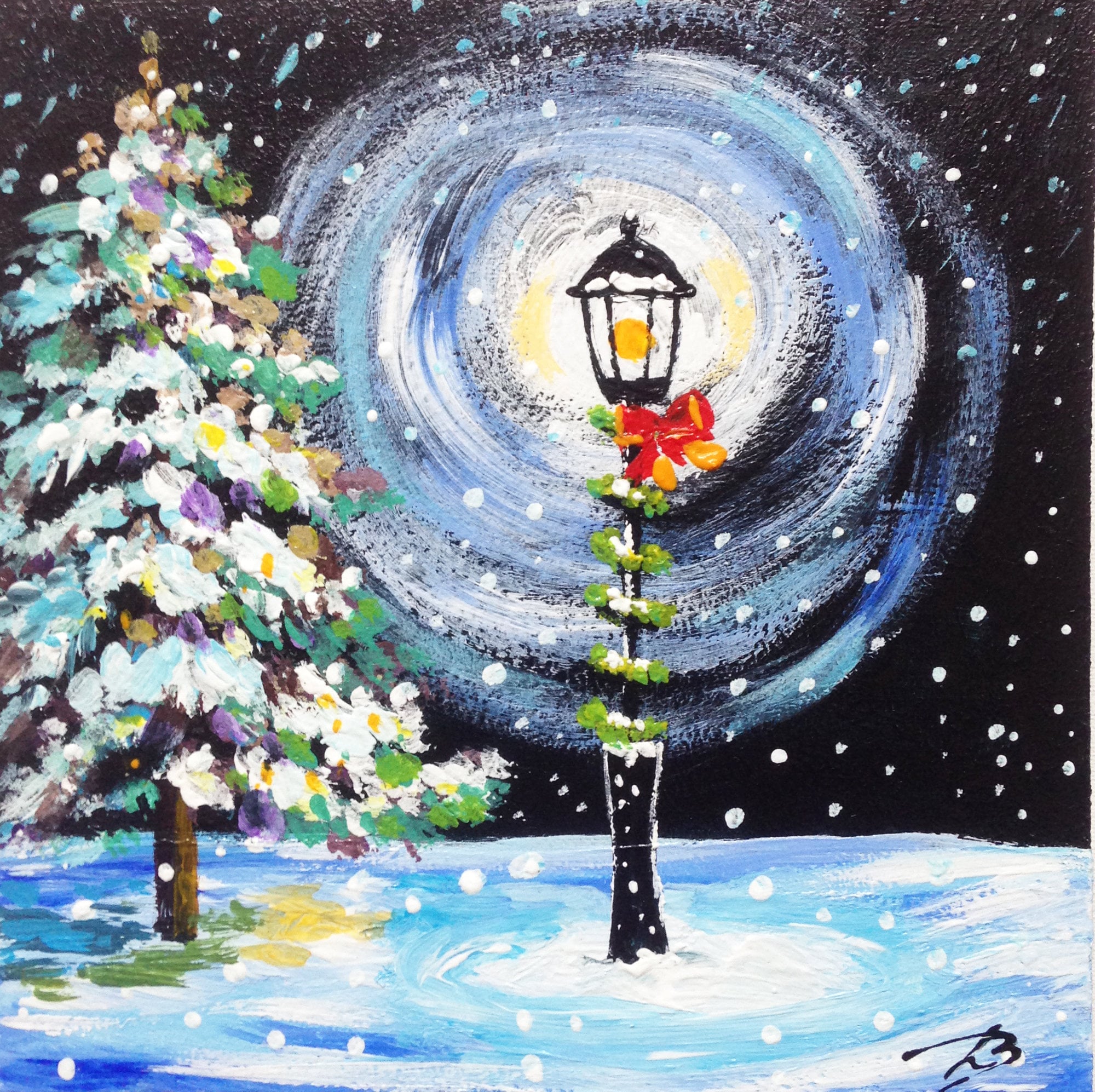 Christmas paintings deals