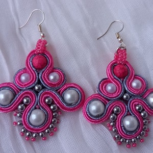 Soutache, Unique Earrings