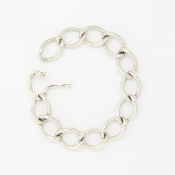 Vintage Modern Mid century silver bracelet, Modern