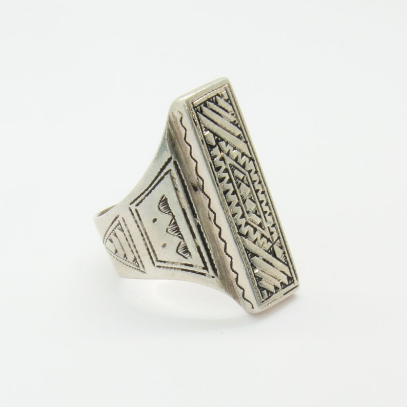 Statement ring Tribal ring Ethnic silver ring Ethnic jewelry Antique silver Tuareg ring Tribal jewelry Silver African ring Mens ring