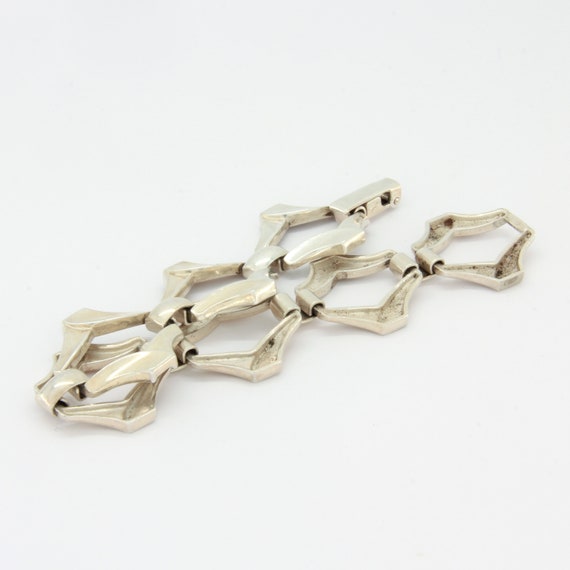 Vintage Modern Mid century silver bracelet, Modern