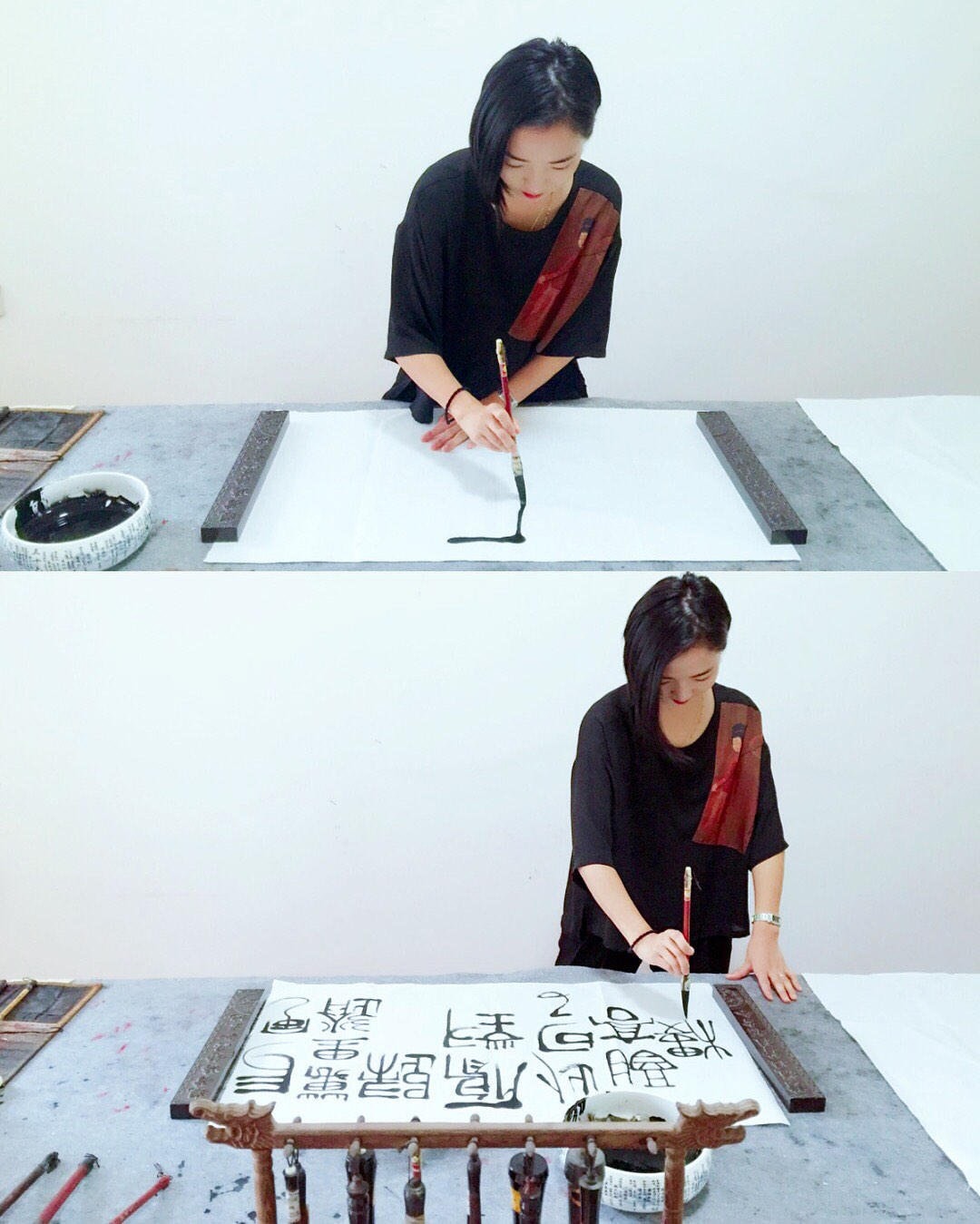 Unframed/Personalized Chinese Calligraphy Art, English Name Translation, Custom Rice Paper Painting