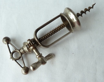 Cremalierre Rack Corkscrew JP Jacques Perille French Marked Antique