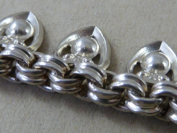 18" Edwardian Solid Sterling Silver Collar Pierce… - image 7
