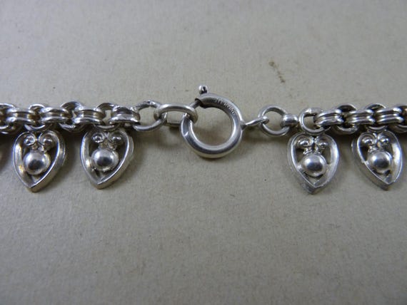 18" Edwardian Solid Sterling Silver Collar Pierce… - image 8