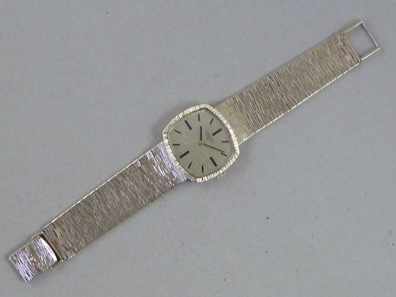 Vintage Longines Gold Bracelet Bark 