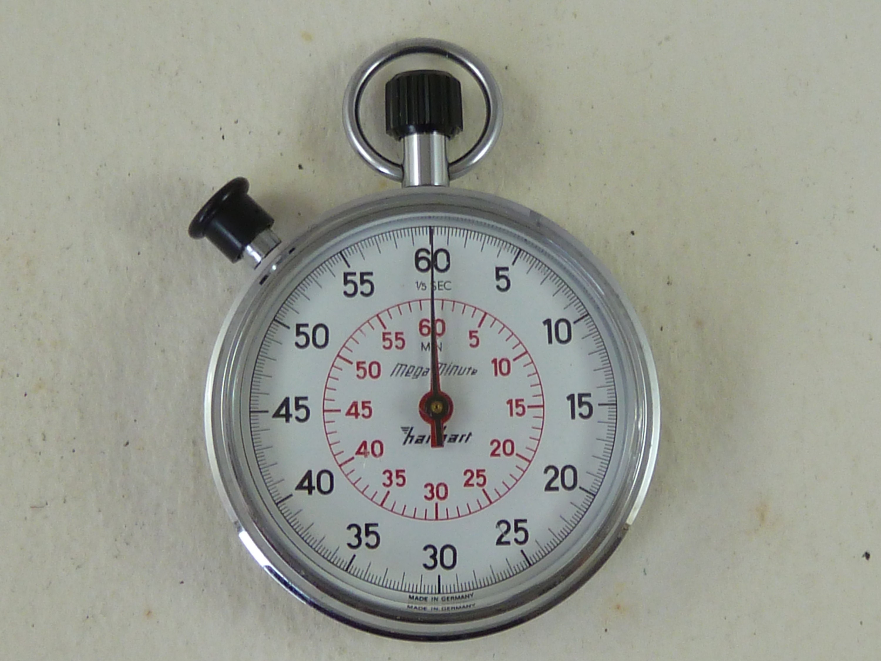 Hanhart Mega Minute Stopwatch Pocket Watch 1/5 Second 60 Etsy UK