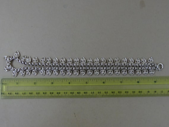 18" Edwardian Solid Sterling Silver Collar Pierce… - image 9