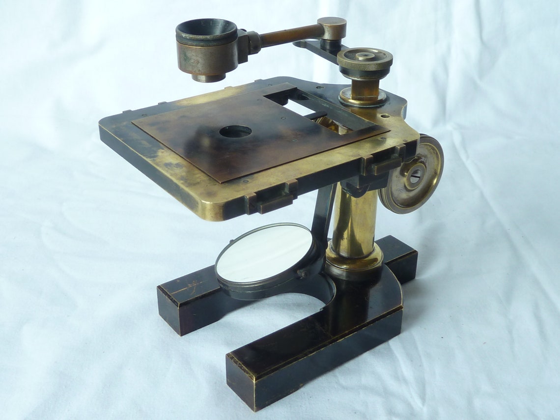 Carl Zeiss Jena Dissecting Microscope Preparation Brass Etsy