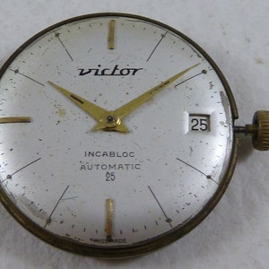 ETA Caliber 2472 25 Jewel Automatic Movement Ticking Wrist Watch