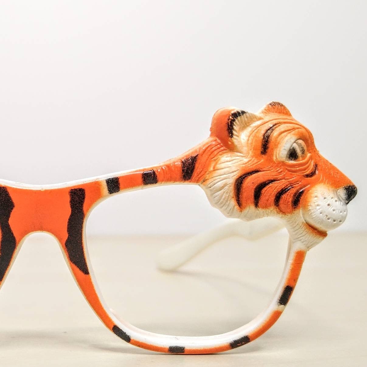 Vintage Foster Grant Kids 3D Tiger Animal Novelty Eyeglasses | Etsy