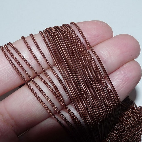 5 Meters Copper Cuban Curb Link 