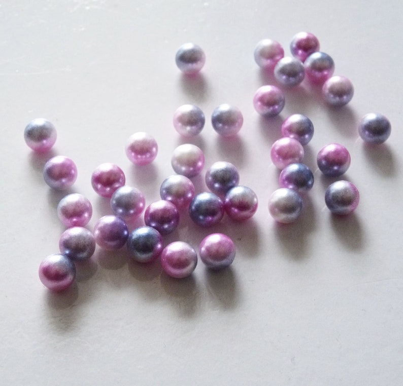 8mm Beads Without Holes Vase Dacoration Rainbow Beads 8mm Etsy