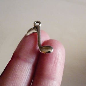 5/10x Musiknote Charms, antikes Silber Ton U155