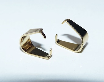 Silver/Gold/Bronze Plated Connectors Bails Open Metal Jump