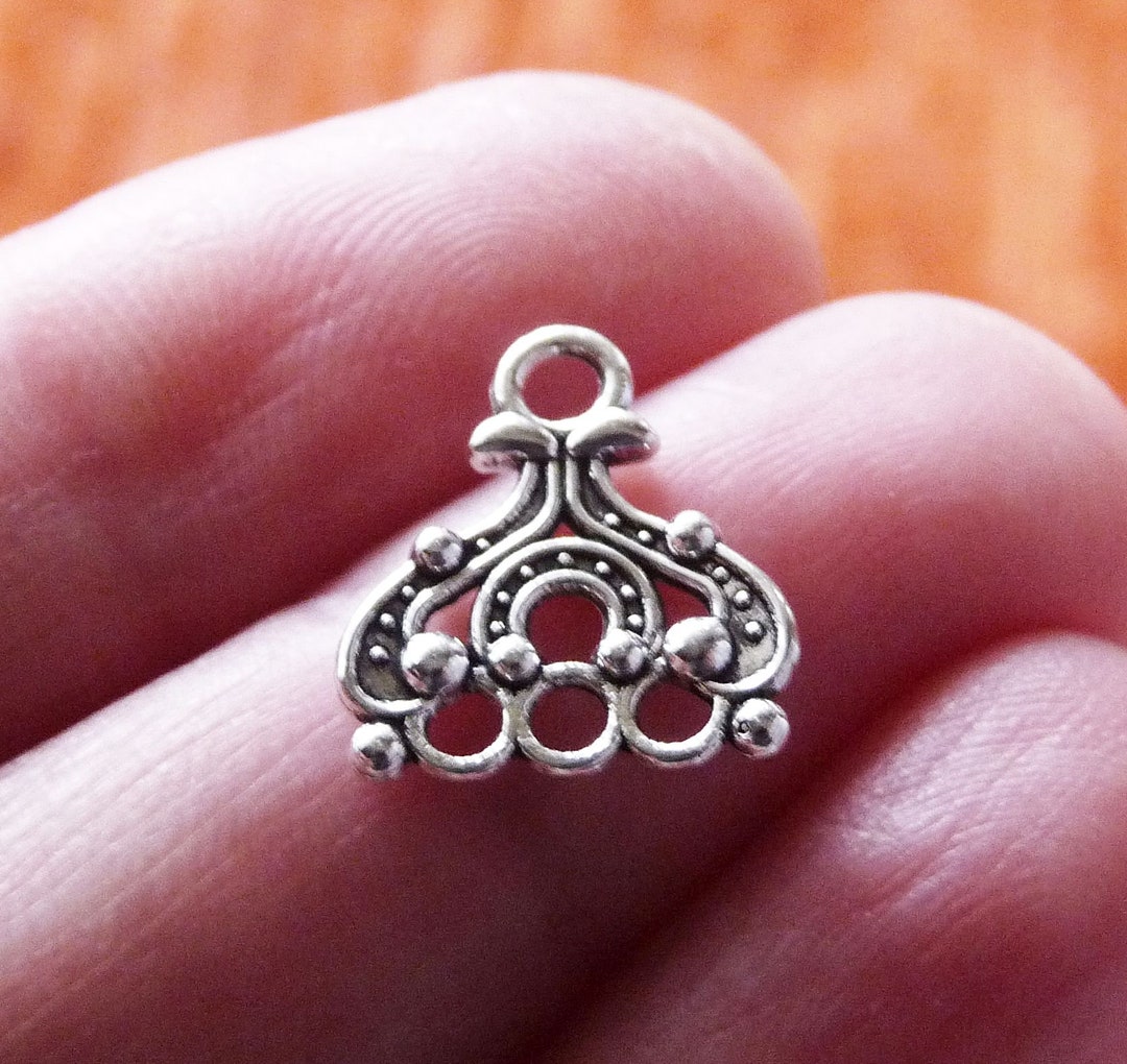 4x Horseshoe Charm 3 Hole Earring Connectors 3 Strand Antique Etsy