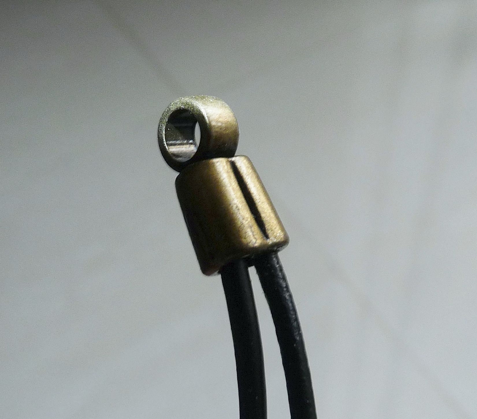 10x Cord End Caps 2mm Bronze Tone 2 Strand Cord Ending Etsy