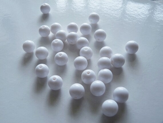 100 Pezzi Di Perline Rotonde In Acrilico Di Velluto Da 10 Mm Per Creazione Di Gioielli, Collana Girocollo, Ciondoli Con Nappe - Foto 12