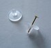 10/20/50x Rubber Earring Backs with Pads, Heavy Duty Earring Stoppers with silicone Comfort Discs, Big Earring Nuts 