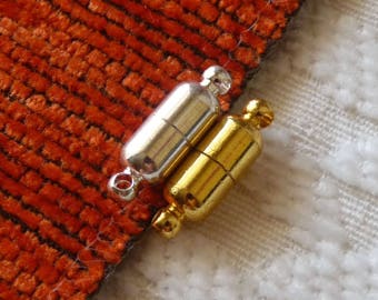 1/3x Gold/Silber Magnetverschlüsse, Halsketten Magnetverschlüsse/Verschlüsse B246