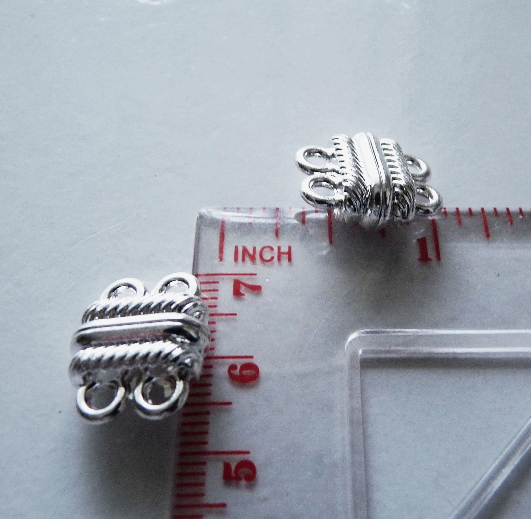 1x Magnetic Clasps, Two Row Strong Magnetic Clasps, 2 Strand