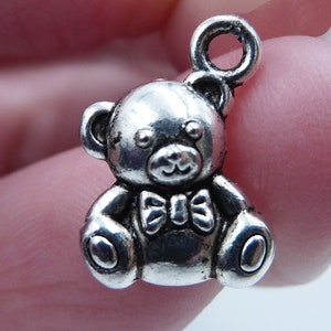BULK 50 Spinning Wheel Charms Antique Silver Tone SC6021