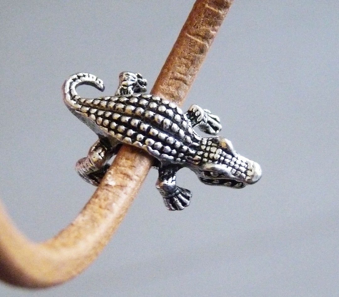1/4x Crocodile Charm Beads Alligator Charms European Spacer - Etsy