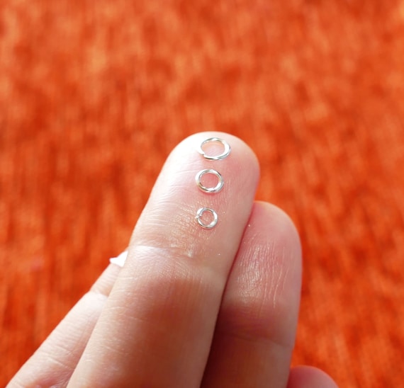 925 Silver Plated Jump Rings, 100pcs 3mm/4mm/5mm Jump Split Open Jump Rings, Clasp Connector, Earring Connectors C687