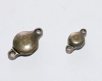 2 chiusure magnetiche in bronzo resistente, chiusure magnetiche per gioielli in tono bronzo antico D075