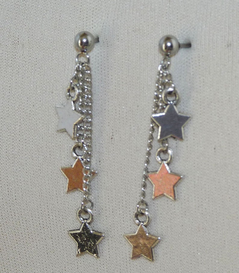 Hanging star earrings Clearance