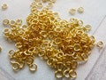 3mm Gold Jump Rings, Gold Plated Jump Rings 3mm, Open Jump Rings, Split Rings, Clasp Connectors, Bail connectors, Jewelry Findings