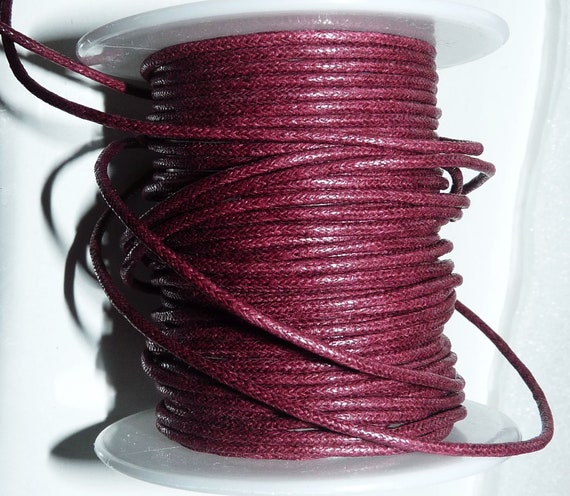 Ficelle cirée Cordon Ciré, Fil Ciré, Bonne TéNacité, Cuir Cousu Main