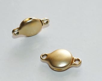 1x Flat Magnetic Clasp, Gold tone Closure for Jewelry