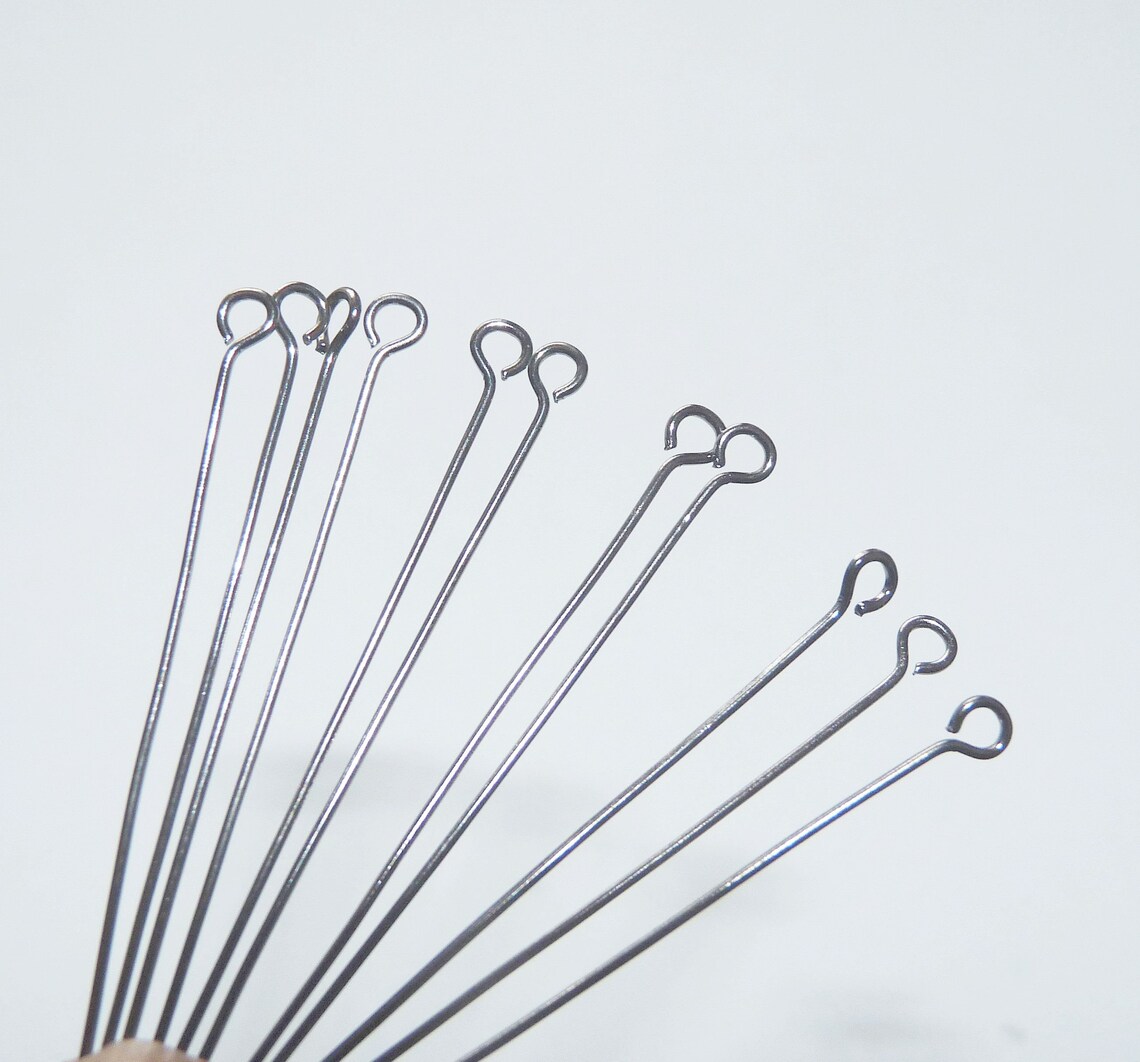 Stainless Steel Eye Pins 30mm/50mm Eye Pins 2 Inch Etsy