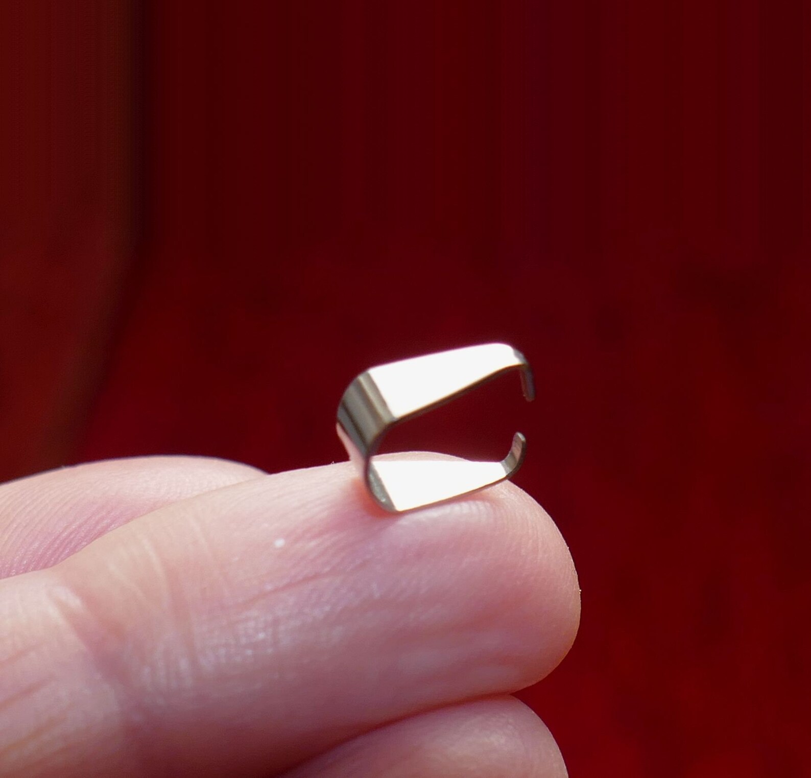 10x Stainless Steel Pinch Bails Snap on Bail Necklace Earring Etsy