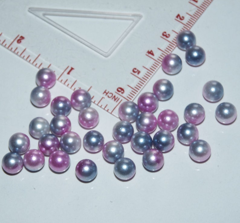 8mm Beads Without Holes Vase Dacoration Rainbow Beads 8mm Etsy