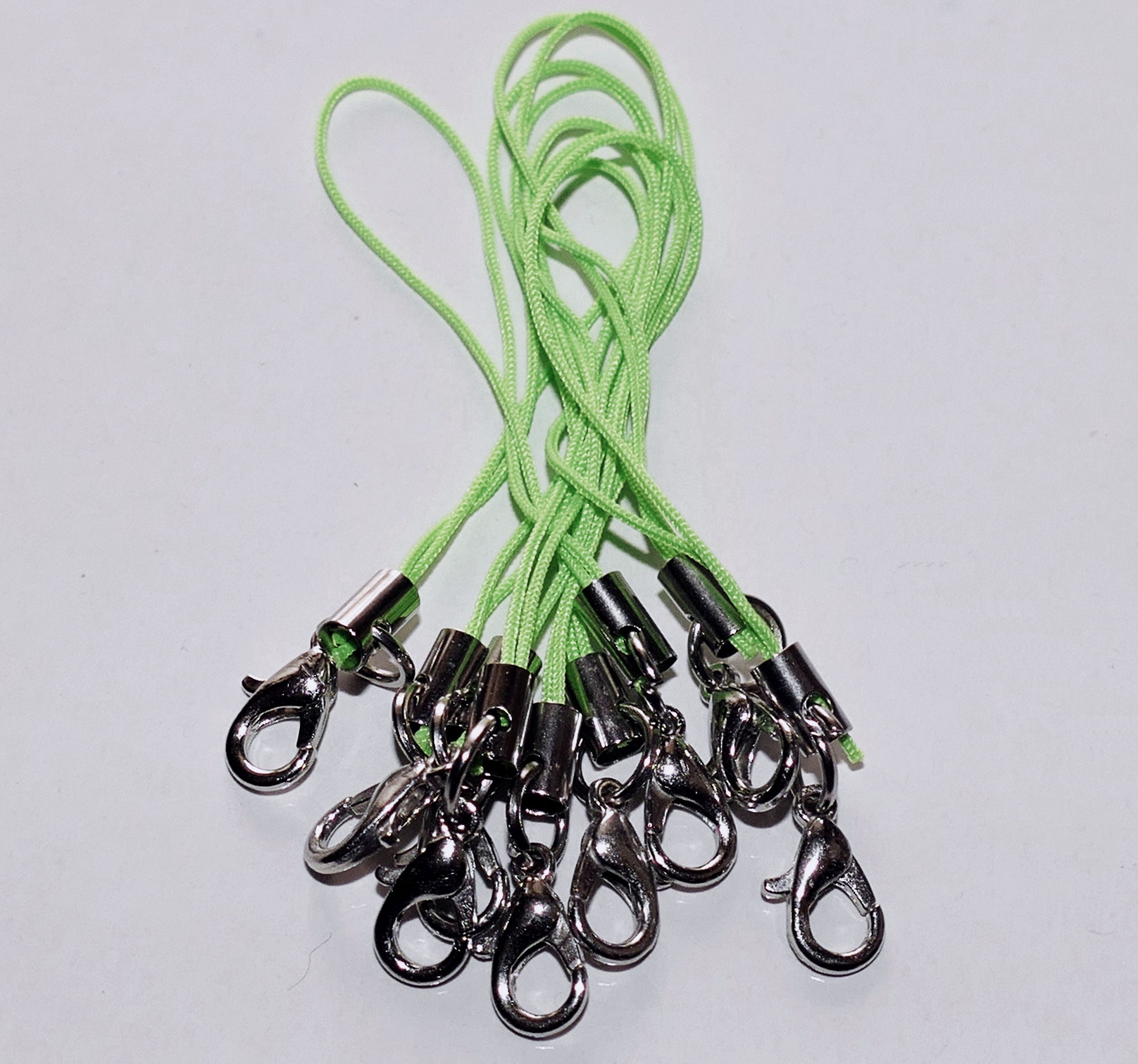 10x Black/red/pink/green Lanyard Lariat Strap Cord Lobster