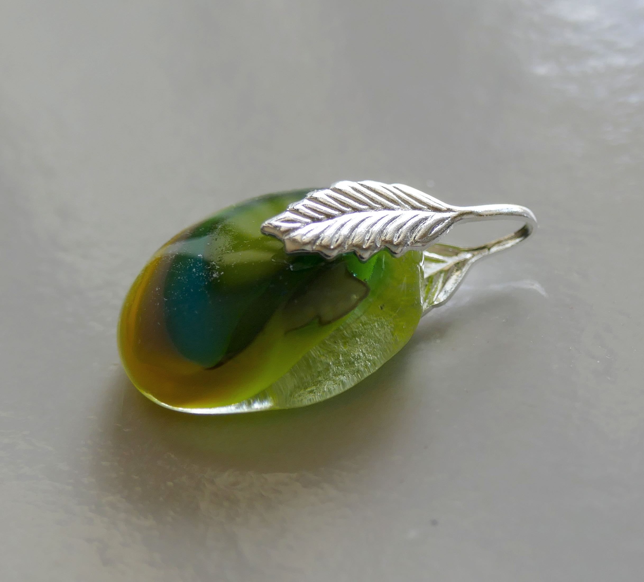 6x-leaf-glue-on-bails-silver-plated-snap-on-bail-pendant-connector
