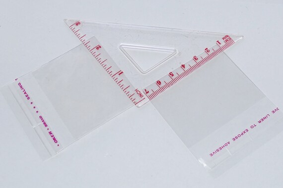 TEHAUX 50pcs Semi Transparent Small Paper Envelopes Bags Flat - View #2
