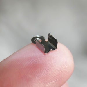 50x Flat Fit 3mm Cord/Ribbon/Lanyard Crimp Ends with Loop, Gunmetal Black Fold Over End Tips H052