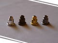 10/50x Bullet Clutch Earring Backs, Metal Earring Backs, Earring Stoppers, Metal Earring Posts, Gold Silver Bronze Black Small Ear Nuts