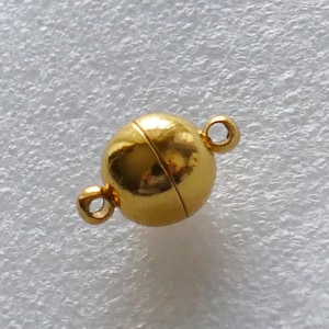 1x Ball Magnetic 10mm Clasps, Closure for Jewelry, Bracelet/Necklace Fastener H097