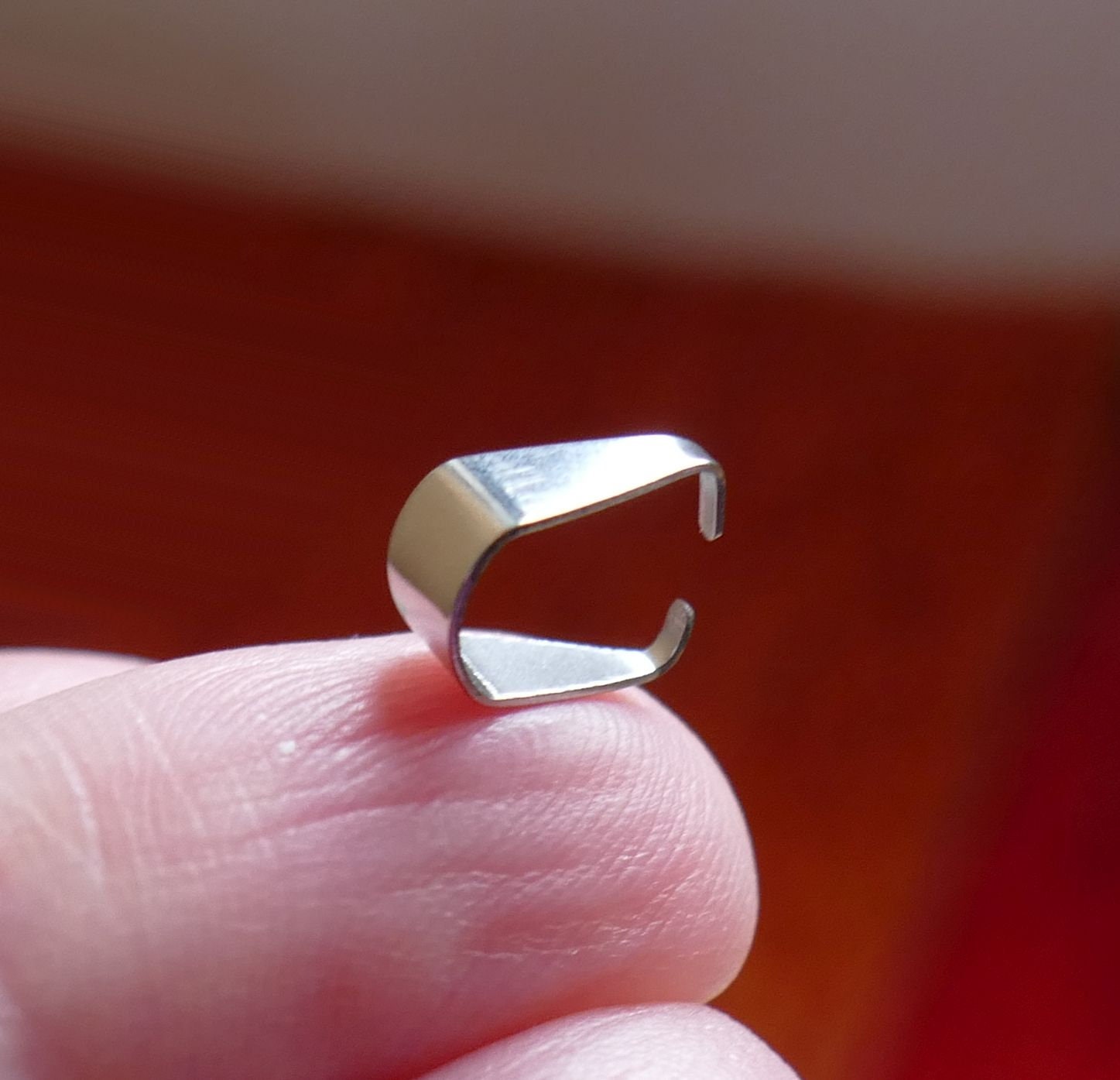 10x Stainless Steel Pinch Bails Snap on Bail Necklace Earring Etsy