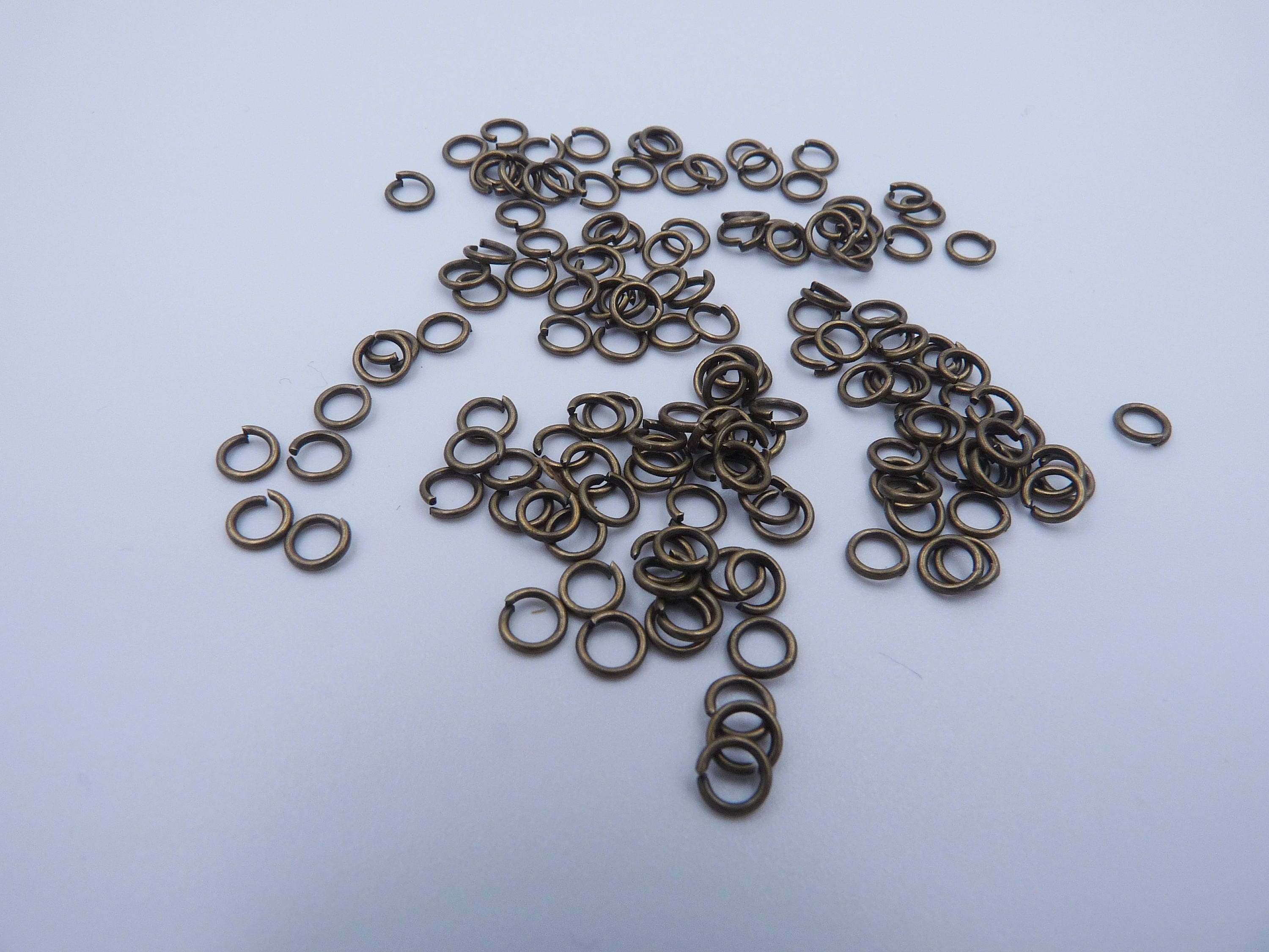 300x Bronze Jump Rings Copper Jump Rings 4mm Open Jump Etsy