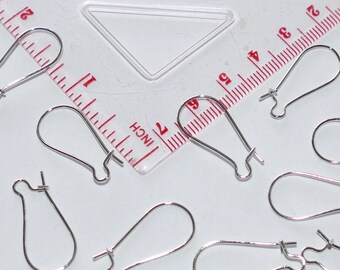 Ganchos Para Pendientes De Riñón - 20 Mm Hallazgos De Acero